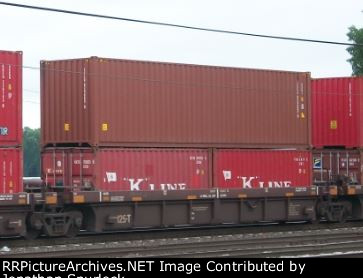 BNSF 239247C and three containers